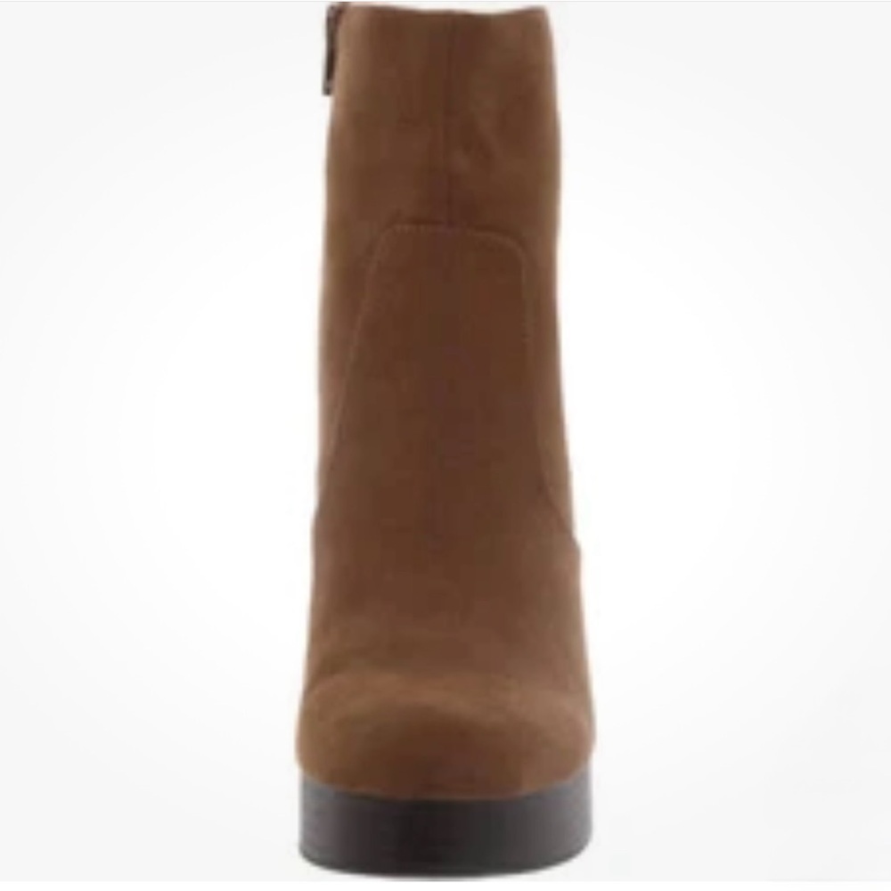 Sun + Stone Brown Heeled Boots Size 9 - Picture 2 of 16
